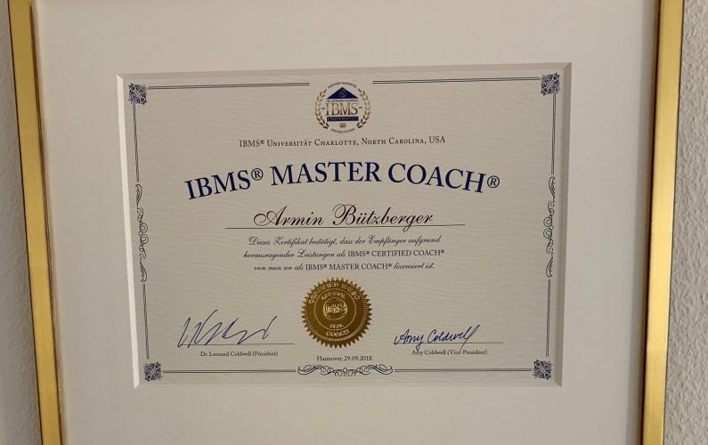 IBMS® Master Coach® Armin Bützberger mit Zusatz L & S in Luzern, Schweiz